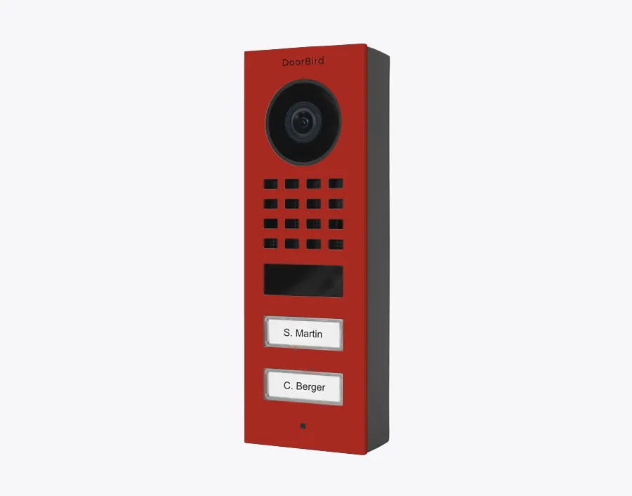 DoorBird IP Intercom Video Door Station Doorbell D1101FV, Surface Mount Stainless Steel Metallic Finish