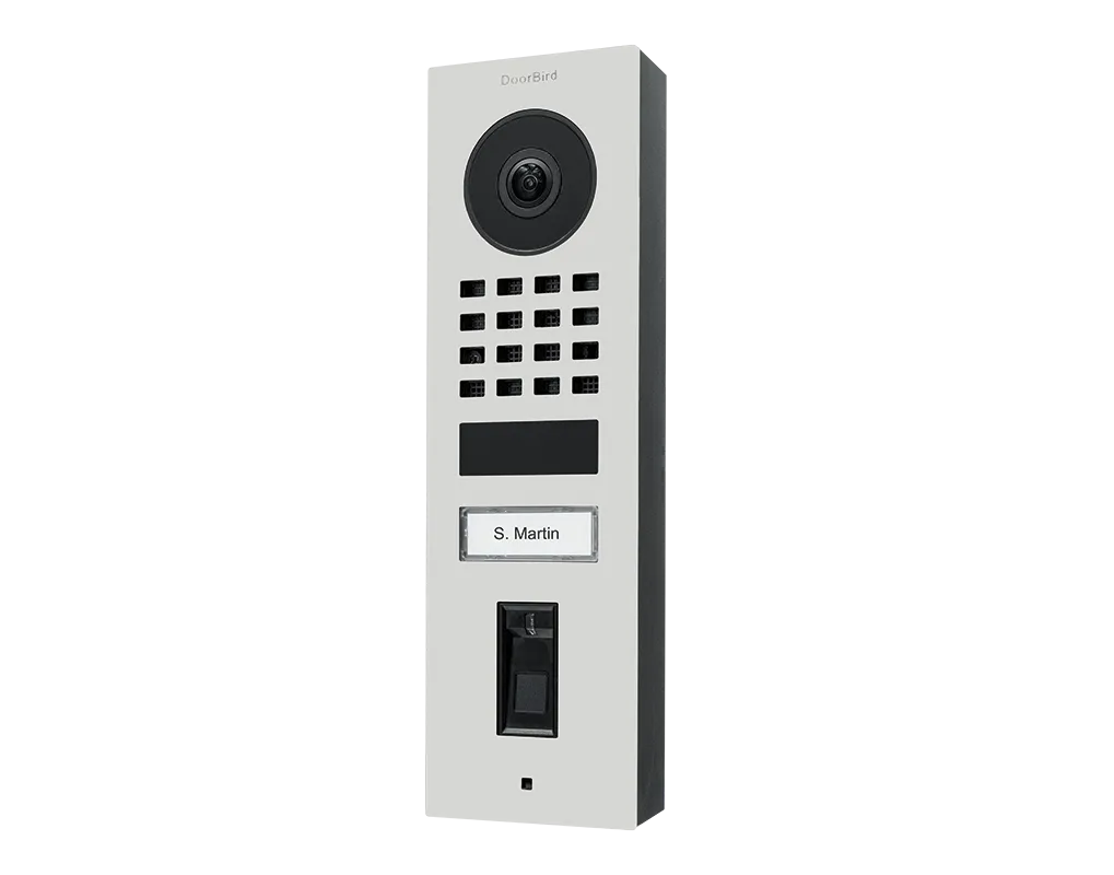 DoorBird IP Intercom Video Door Station Doorbell D1101FV, Surface Mount Stainless Steel Metallic Finish