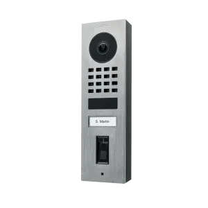DoorBird IP Intercom Video Door Station Doorbell D1101FV, Surface Mount Stainless Steel Metallic Finish