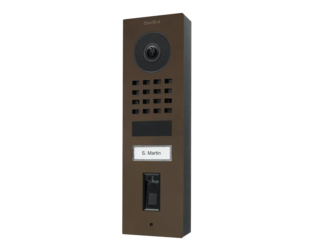 DoorBird IP Intercom Video Door Station Doorbell D1101FV, Surface Mount Stainless Steel Metallic Finish