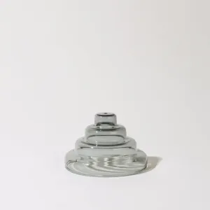 Glass Meso Incense Holder (Gray)