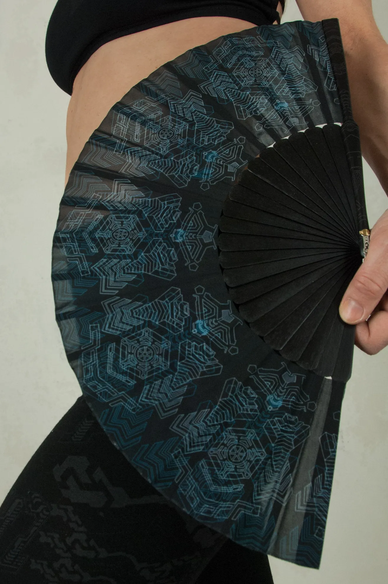 Handfan Ankita Blue