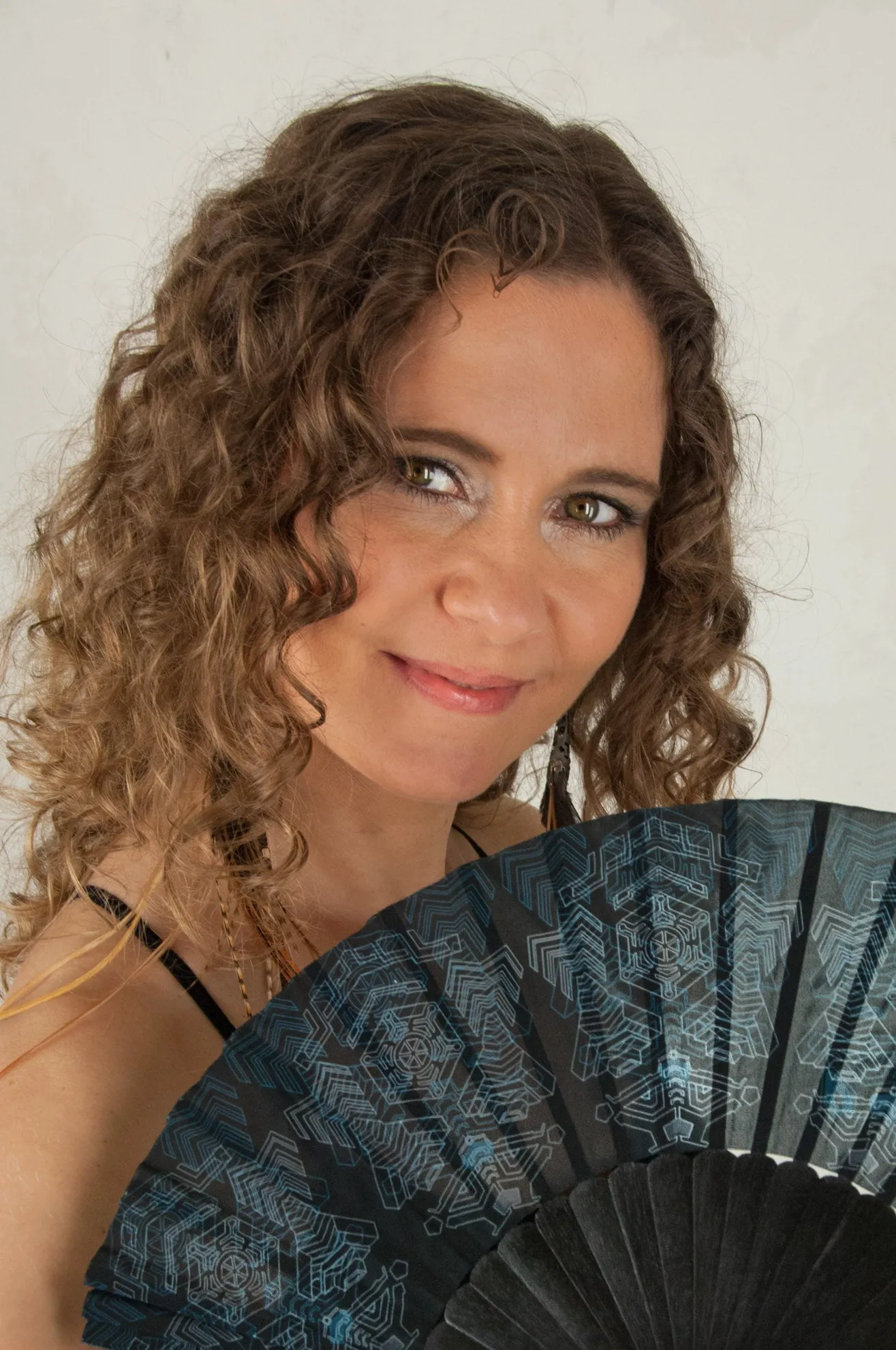 Handfan Ankita Blue