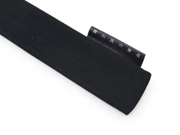 Japanese Sensu Foldable fan with a Fan bag / Navy, Plain, Ruler