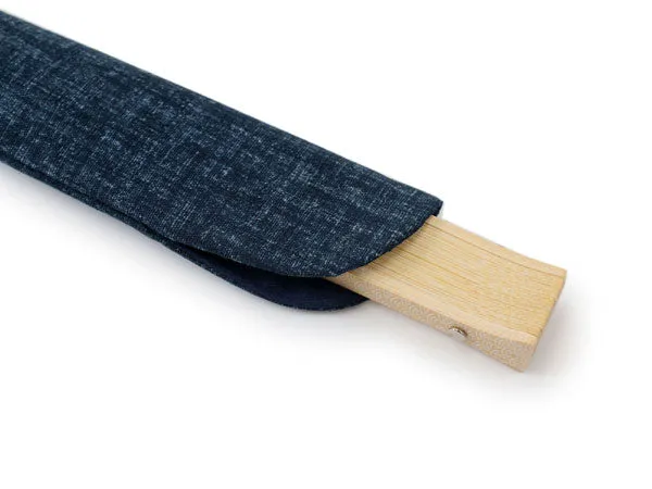 Japanese Sensu Foldable fan with a Fan bag / Red, Dot pattern, Sea bream