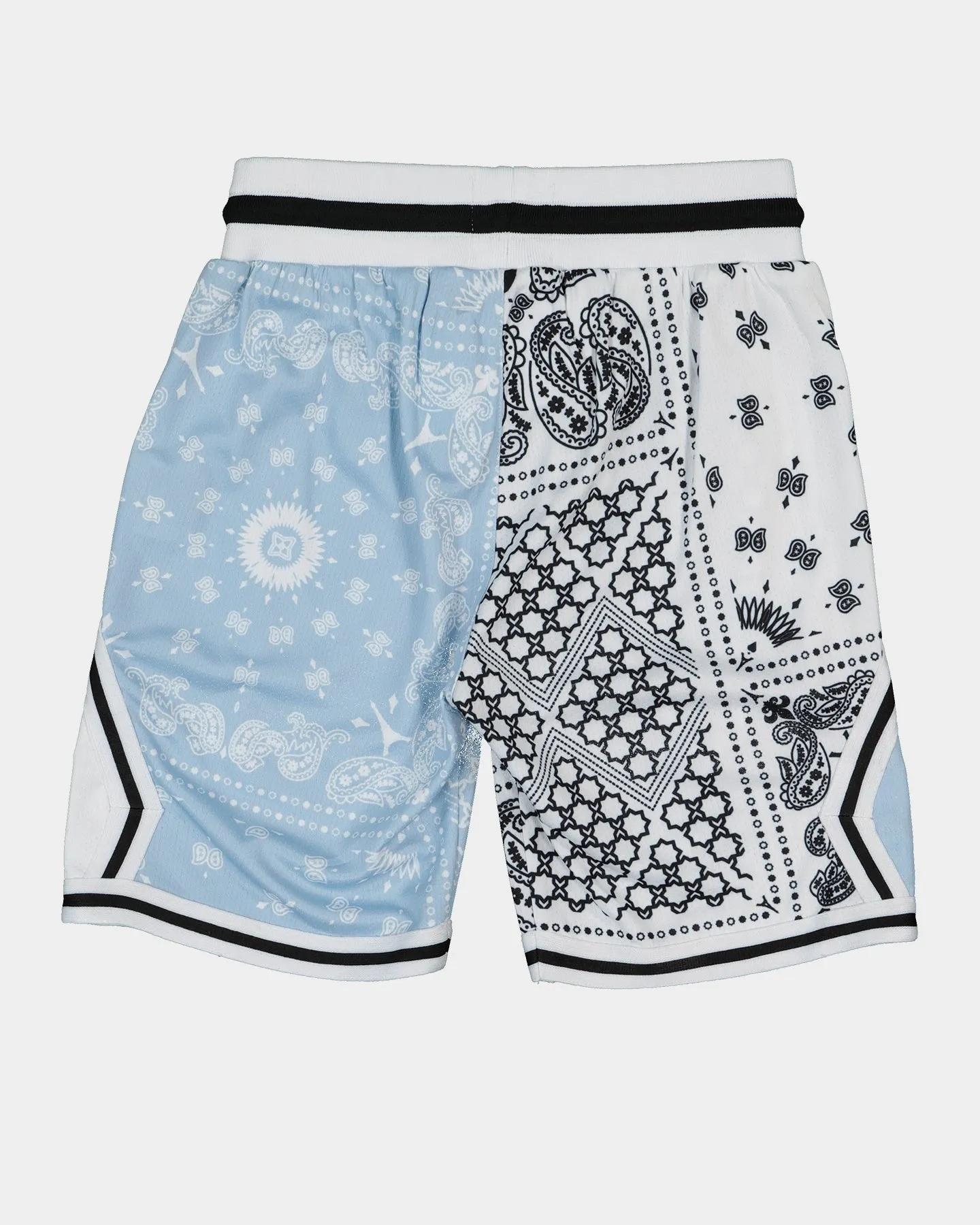 Lil Hommé Kid's BU Basketball Shorts Light Blue/White