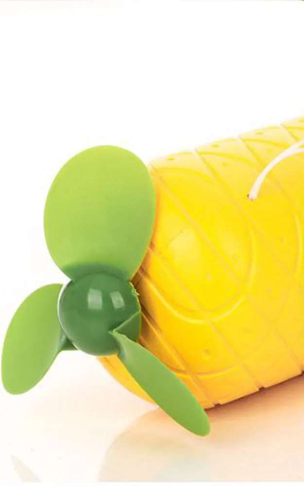 MO0010 Yellow Adorable Pineapple Mini Fan