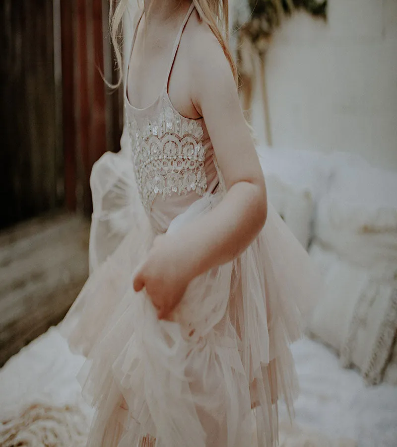 Pedestal Dress | White | Size 2-3