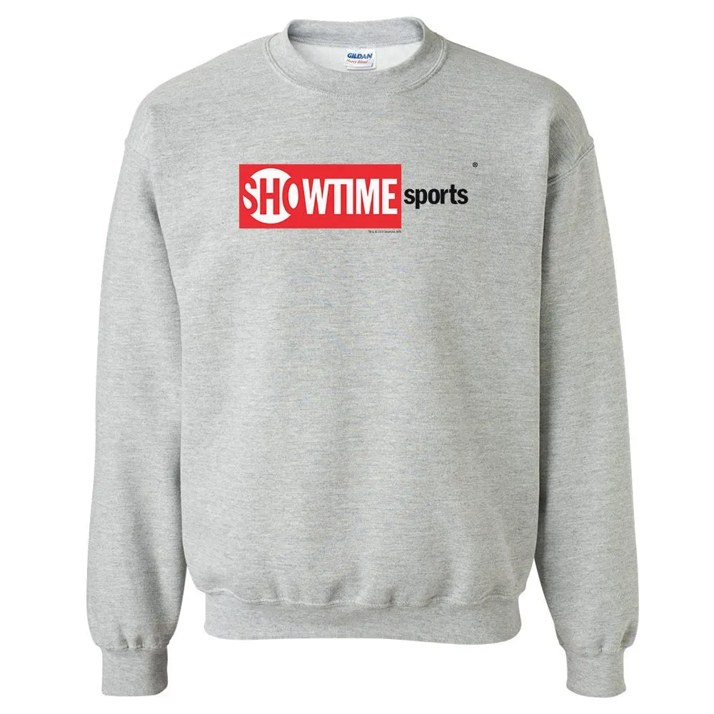 SHOWTIME Sports Red Box Logo Fleece Crewneck Sweatshirt